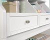 Teknik Craft Organiser Hutch - White