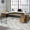 Teknik Moderna L-Shaped Work Desk - 1516 x 1450mm