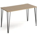 Dams Tikal Rectangular Desk with Hairpin Legs - 1200mm x 600mm