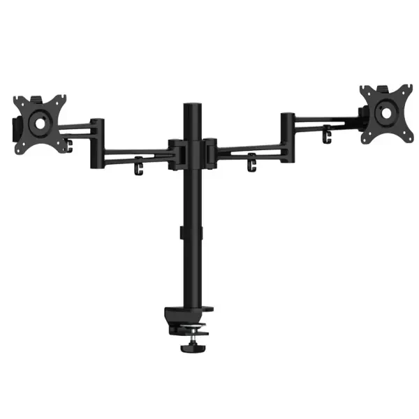 Gentoo Double Flat Screen Monitor Arm - Black