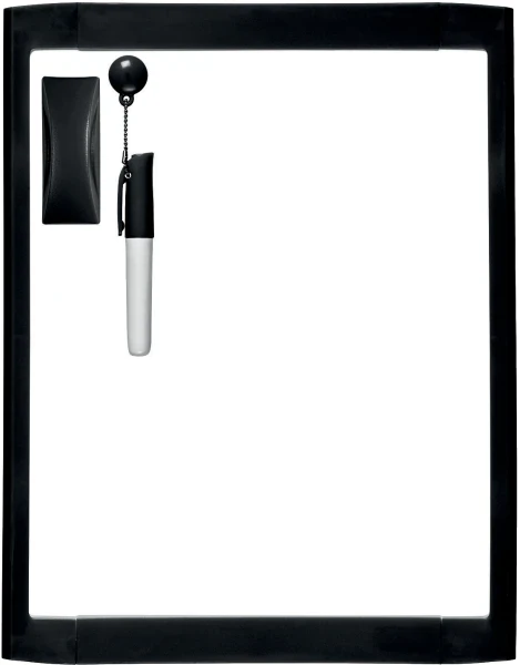 Nobo Mini Magnetic Whiteboard with Black Frame 216mm x 280mm