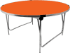 Gopak Round Folding Table - 1520mm - Orange