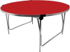 Gopak Round Folding Table - 1520mm - Poppy Red