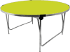 Gopak Round Folding Table - 1520mm - Acid Green