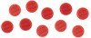 Nobo Magnetic Whiteboard Magnets Red 38mm (Pack of 10)