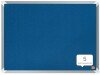 Nobo Premium Plus Felt Notice Board 600mm x 450mm Blue
