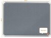 Nobo Premium Plus Felt Notice Board 600mm x 450mm Grey