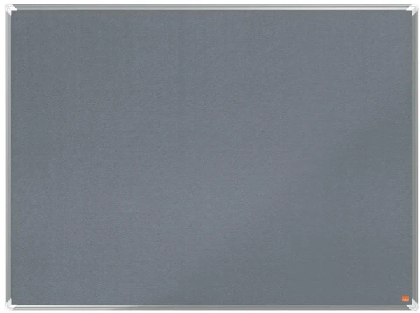 Nobo Premium Plus Felt Notice Board 1200mm x 900mm Grey