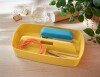 Leitz Mybox Cosy Organiser Tray With Handle Small, Storage, W 307 X H 56 X D 181 Mm, Warm Yellow