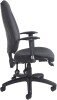 Dams Sofia Operators Chair with Adjustable Arms - Charcoal