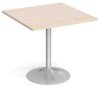 Dams Genoa Square Dining Table With Trumpet Base 800mm