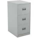 TC Talos 3 Drawer Steel Filing Cabinet