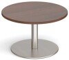 Dams Monza Circular Coffee Table 800mm - Walnut