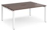 Dams Adapt Bench Desk Two Person Back To Back - 1600 x 1200mm - Walnut