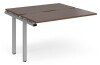Dams Adapt Bench Desk Two Person Extension - 1200 x 1200mm - Walnut