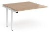 Dams Adapt Bench Desk Two Person Extension - 1200 x 1200mm - Beech