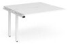 Dams Adapt Bench Desk Two Person Extension - 1200 x 1200mm - White