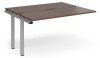 Dams Adapt Bench Desk Two Person Extension - 1400 x 1200mm - Walnut