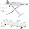 Leitz Standing Desk Converter with Sliding Tray 800mm x 350mm