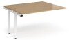 Dams Adapt Bench Desk Two Person Extension - 1400 x 1200mm - Oak