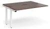 Dams Adapt Bench Desk Two Person Extension - 1400 x 1200mm - Walnut