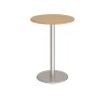 Dams Monza Circular Poseur Table - Oak