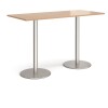 Dams Monza Rectangular Poseur Table - Beech