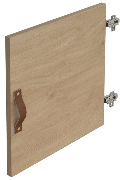 Dams Storage Unit Insert - Cupboard with Leather Strap Handle - Kendal Oak