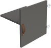 Dams Storage Unit Insert - Cupboard with Leather Strap Handle & Inner Shelf - Onyx Grey