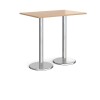 Dams Pisa Rectangular Poseur Table - Beech