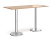 Dams Pisa Rectangular Poseur Table - Beech