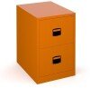 Bisley Contract 2 Drawer Steel Filing Cabinet 711mm - Colour - Orange