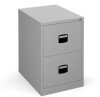 Bisley Contract 2 Drawer Steel Filing Cabinet 711mm - Colour - Silver