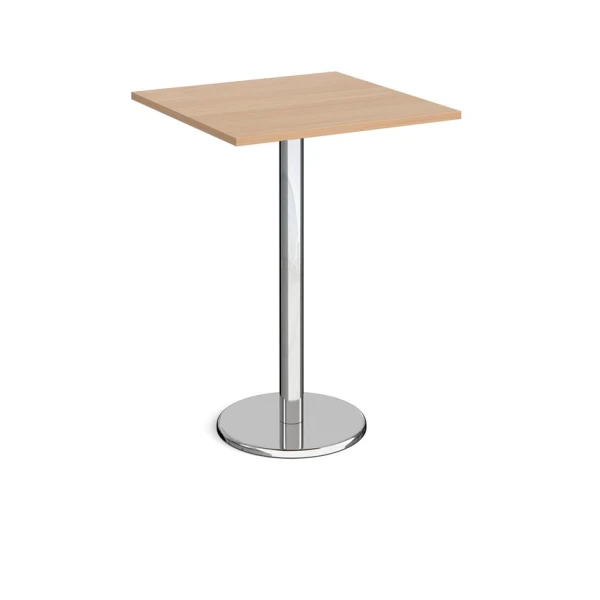 Dams Pisa Square Poseur Table - Beech