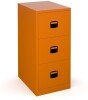 Bisley Contract 3 Drawer Steel Filing Cabinet 1016mm - Colour - Orange