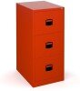 Bisley Contract 3 Drawer Steel Filing Cabinet 1016mm - Colour - Red