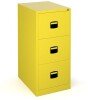Bisley Contract 3 Drawer Steel Filing Cabinet 1016mm - Colour - Yellow