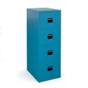 Bisley Contract 4 Drawer Steel Filing Cabinet 1321mm - Colour