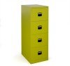 Bisley Contract 4 Drawer Steel Filing Cabinet 1321mm - Colour - Green