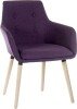 Teknik Reception Chair (Box of 2) - Plum