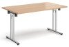 Dams Rectangular Folding Table - 1400 x 800mm