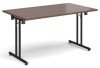 Dams Rectangular Folding Table - 1400 x 800mm - Walnut