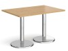 Dams Pisa Rectangular Dining Table 1200 x 800mm - Oak