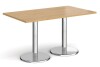 Dams Pisa Rectangular Dining Table 1400 x 800mm - Oak