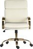 Teknik Vintage Style Executive Chair - White