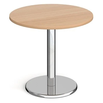 Dams Pisa Circular Dining Table with Round Base - Beech