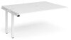 Dams Adapt Bench Desk Two Person Extension - 1600 x 1200mm - White