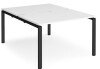 Dams Adapt Bench Desk Two Person Back To Back - 1200 x 1600mm - White