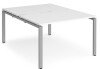 Dams Adapt Bench Desk Two Person Back To Back - 1200 x 1600mm - White