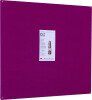 Spaceright Accents FlameShield Unframed Noticeboard - 900 x 600mm - Plum